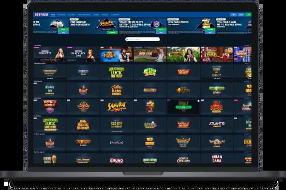 Betfred Online Casino UK Desktop