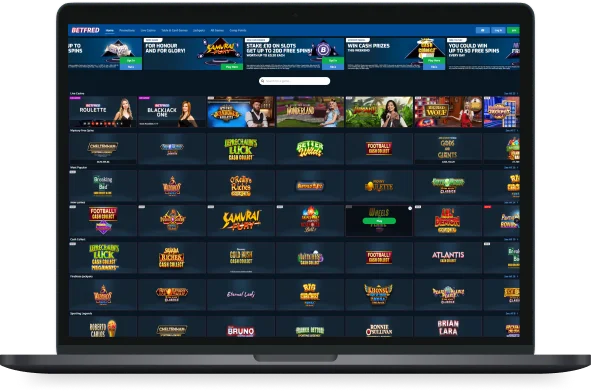 Betfred Online Casino UK Desktop